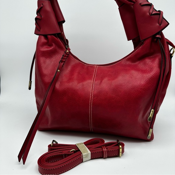 Cherry red Aspen brand purse handbag New - Picture 3 of 7